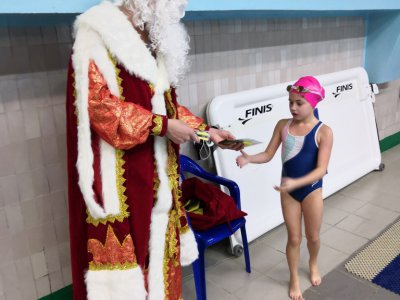 Предновогодние детские старты на воде &laquo;Весёлые осьминожки&raquo; 2