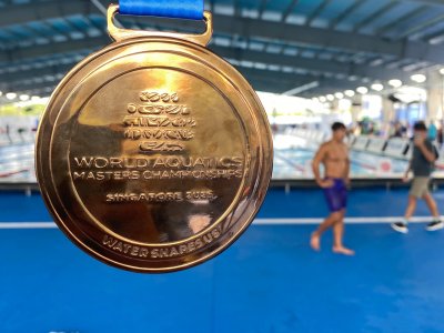 Мировой рекорд и полный комплект медалей собрал Драч Максим на чемпионате мира по плаванию в категории Мастерс! 1 Мировой рекорд и полный комплект медалей собрал Драч Максим на чемпионате мира по плаванию в категории Мастерс! 1